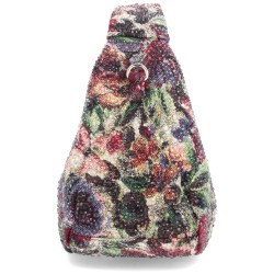 MINI "TAPESTRY RHINESTONE" HOBO BAG