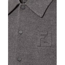 Double wool jacket with FF detail