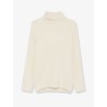 Bouclé alpaca blend turtleneck