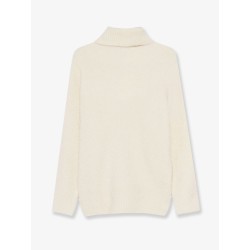 Bouclé alpaca blend turtleneck