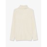 Bouclé alpaca blend turtleneck