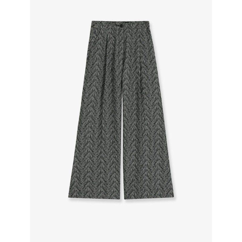 Tetosa2 herringbone fabric trousers