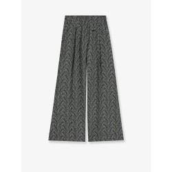Tetosa2 herringbone fabric trousers