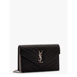 Envelope leather shoulder bag