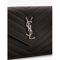 Envelope leather shoulder bag