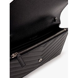 Envelope leather shoulder bag