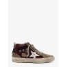 Mid Star Classic high-top suede sneakers with glitter inserts