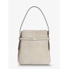 Suede Belted bucket bag