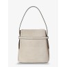 Suede Belted bucket bag