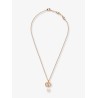 Ovalette metal necklace