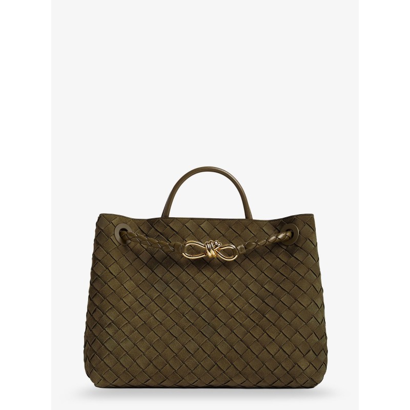 Andiamo suede shoulder bag with Knot detail