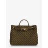 Andiamo suede shoulder bag with Knot detail