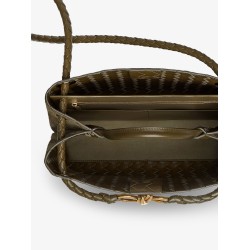 Andiamo suede shoulder bag with Knot detail