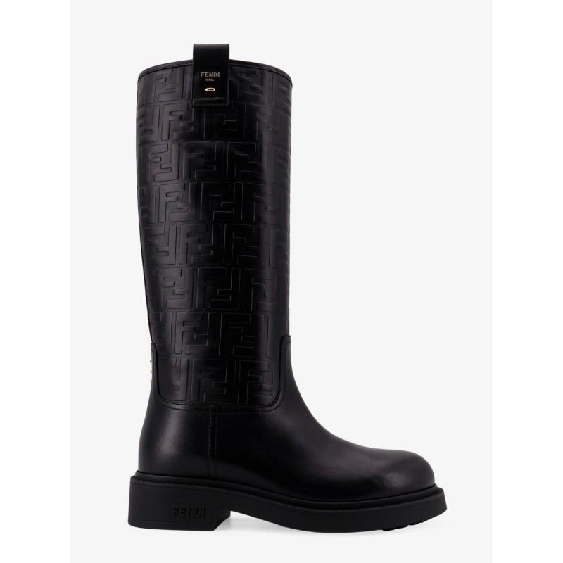 Fendi Filo leather boots