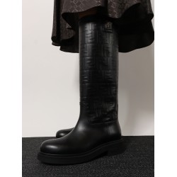 Fendi Filo leather boots