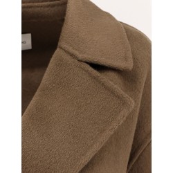 Savile double-breasted wool coat