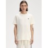 Cotton t-shirt with logo embroidery