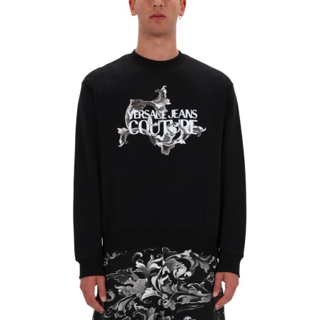 SWEATSHIRT WITH BAROQUE PRINT