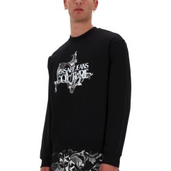 SWEATSHIRT WITH BAROQUE PRINT