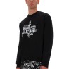 SWEATSHIRT WITH BAROQUE PRINT