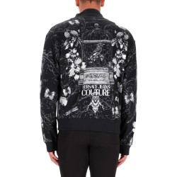 COTTON FLEECE BOMBER JACKET