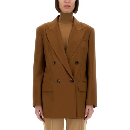 WOOL BLEND DOUBLE-BREASTED JACKET