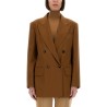 WOOL BLEND DOUBLE-BREASTED JACKET