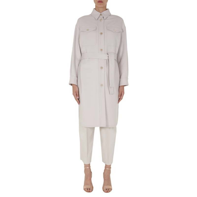 COAT WITH BELT