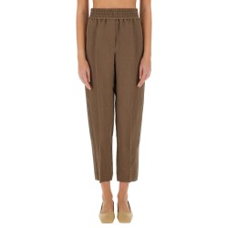 BAGGY PULL-UP PANTS IN TWILL