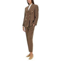 BAGGY PULL-UP PANTS IN TWILL