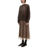 FOLIAGE LACE LINEN AND SILK DIAMOND KNIT FOLIAGE LACE LINEN AND SILK DIAMOND KNIT
