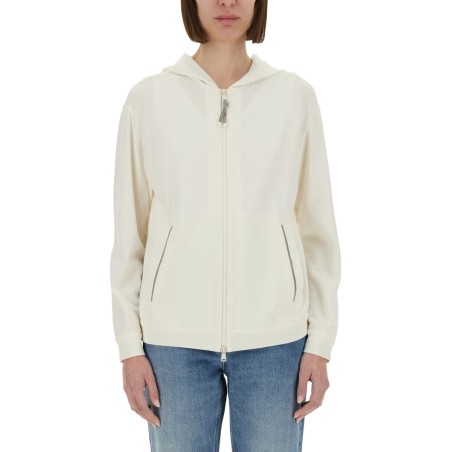 COTTON AND SILK INTERLOCK TOPWEAR
