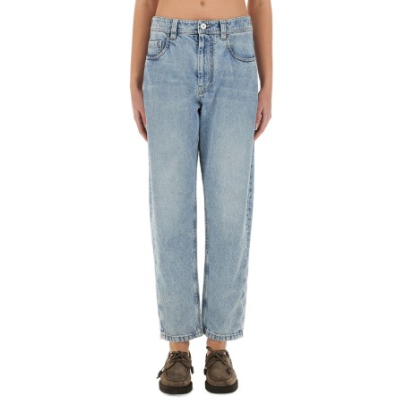 "BAGGY TAPERED" DENIM PANTS