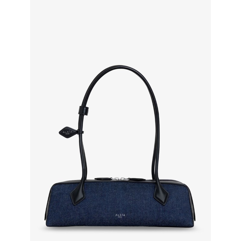 Le Teckel denim shoulder bag
