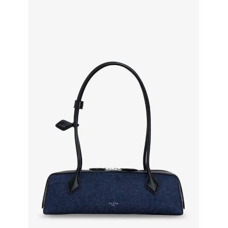 Le Teckel denim shoulder bag