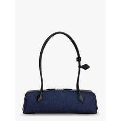 Le Teckel denim shoulder bag