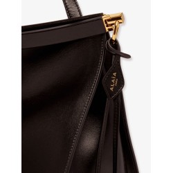 East West leather bag with engraved logo