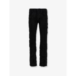 Black denim trousers