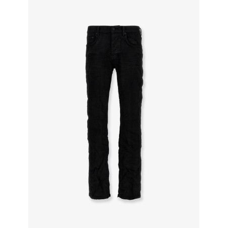 Black denim trousers