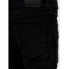 Black denim trousers