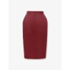 Cassandra leather skirt
