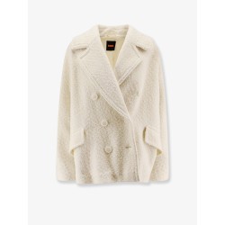 Wool blend Caban coat