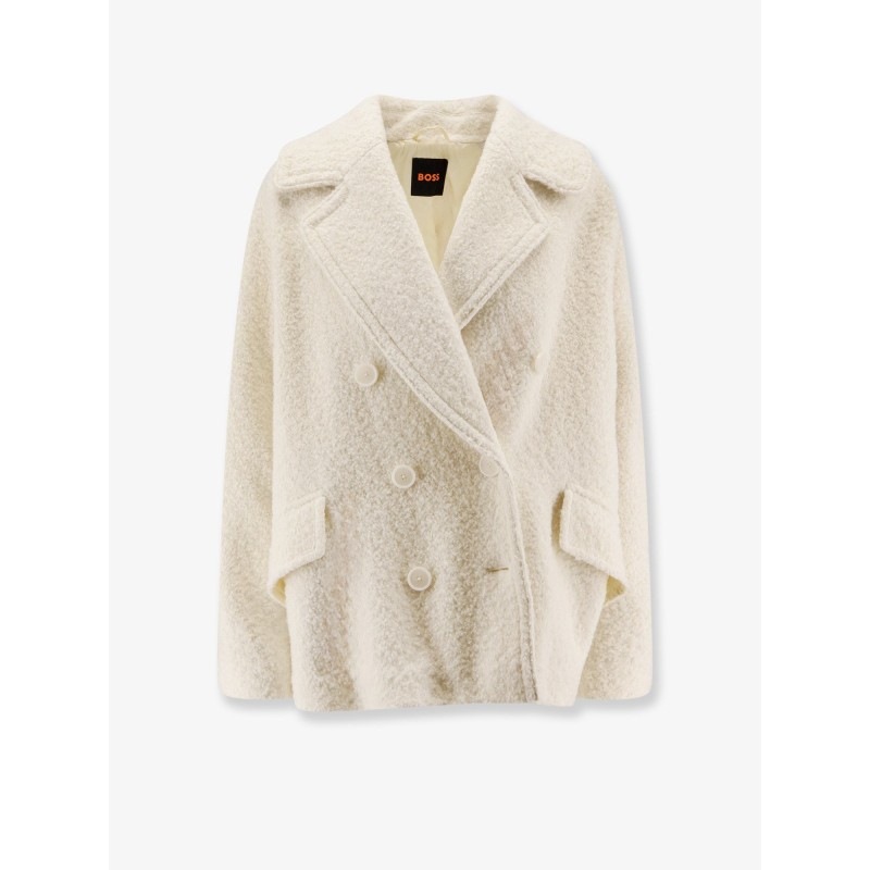 Wool blend Caban coat
