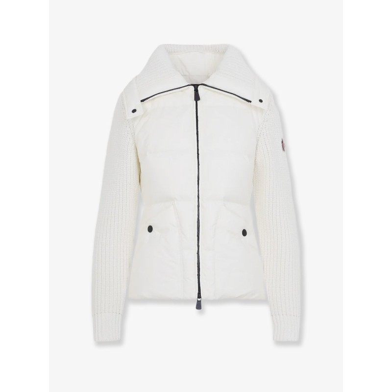 Nylon jacket with logo on the side