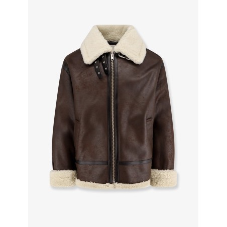 Unisex eco-shearling jacket