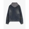 Layered cotton denim jacket