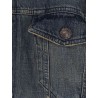 Layered cotton denim jacket