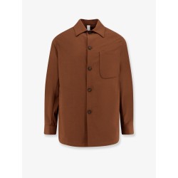 Bari oversized wool blend shirt