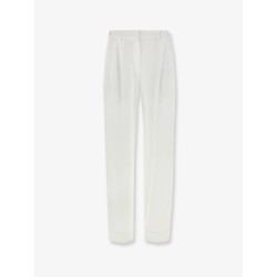 Cotton piquet trousers