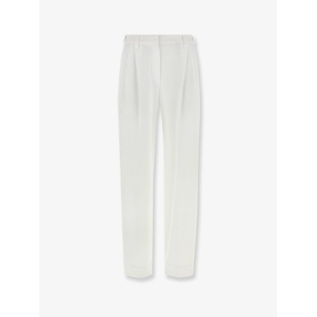 Cotton piquet trousers